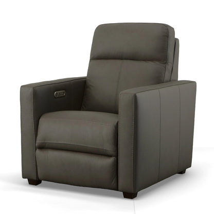 Poltrona reclinabile elettrica Broadway Premium in pelle con poggiatesta elettrico di Flexsteel