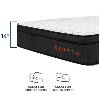Materasso Brooklyn Bedding 14 Sedona Elite con schiuma infusa di rame