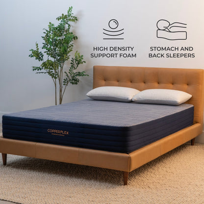 Materasso in schiuma Brooklyn Bedding CopperFlex 10 con schiuma a zone