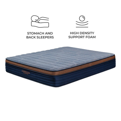 Materasso ibrido Brooklyn Bedding CopperFlex 12 con schiuma a zone