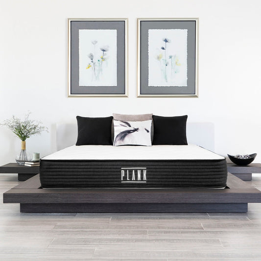 Materasso Brooklyn Bedding Plank da 11 pollici, rigido, a due lati, con parte superiore rinfrescante