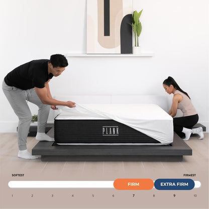 Materasso Brooklyn Bedding Plank 13 Luxe a due lati rigido/ultra rigido