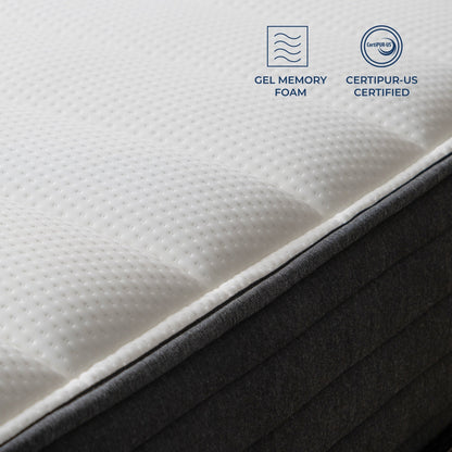 Materasso ibrido in memory foam gel Brooklyn Bedding Select 10