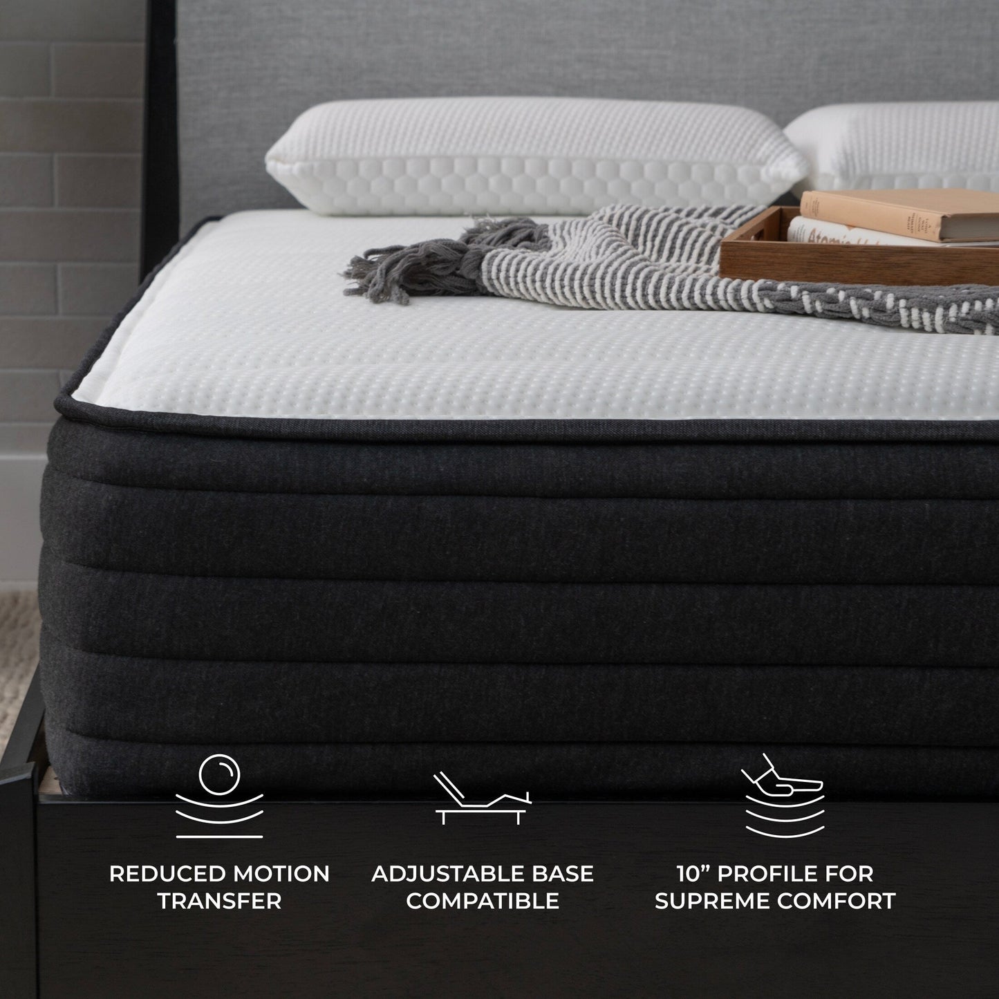 Materasso ibrido in memory foam gel Brooklyn Bedding Select 10