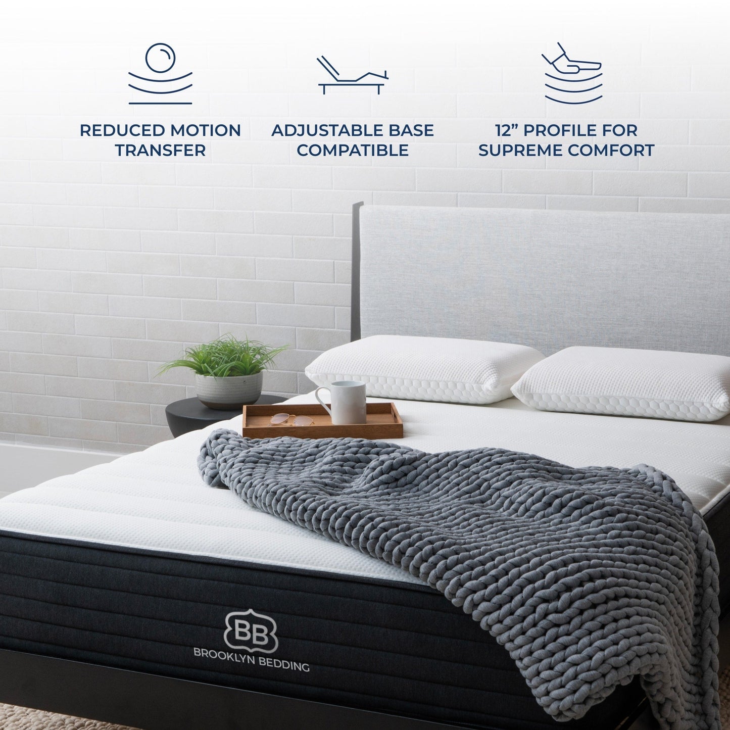 Materasso ibrido in memory foam gel Brooklyn Bedding Select 12