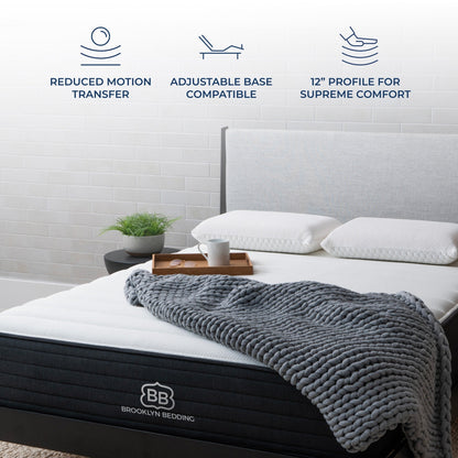 Materasso ibrido in memory foam gel Brooklyn Bedding Select 12