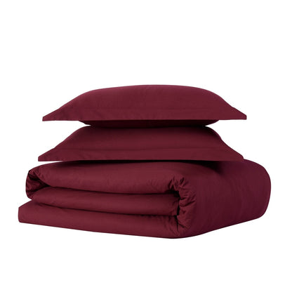 Set copripiumino in percalle di cotone a trama stretta Brooklyn Loom