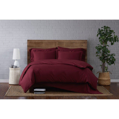 Set copripiumino in percalle di cotone a trama stretta Brooklyn Loom