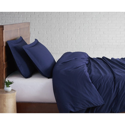 Set copripiumino in percalle di cotone a trama stretta Brooklyn Loom