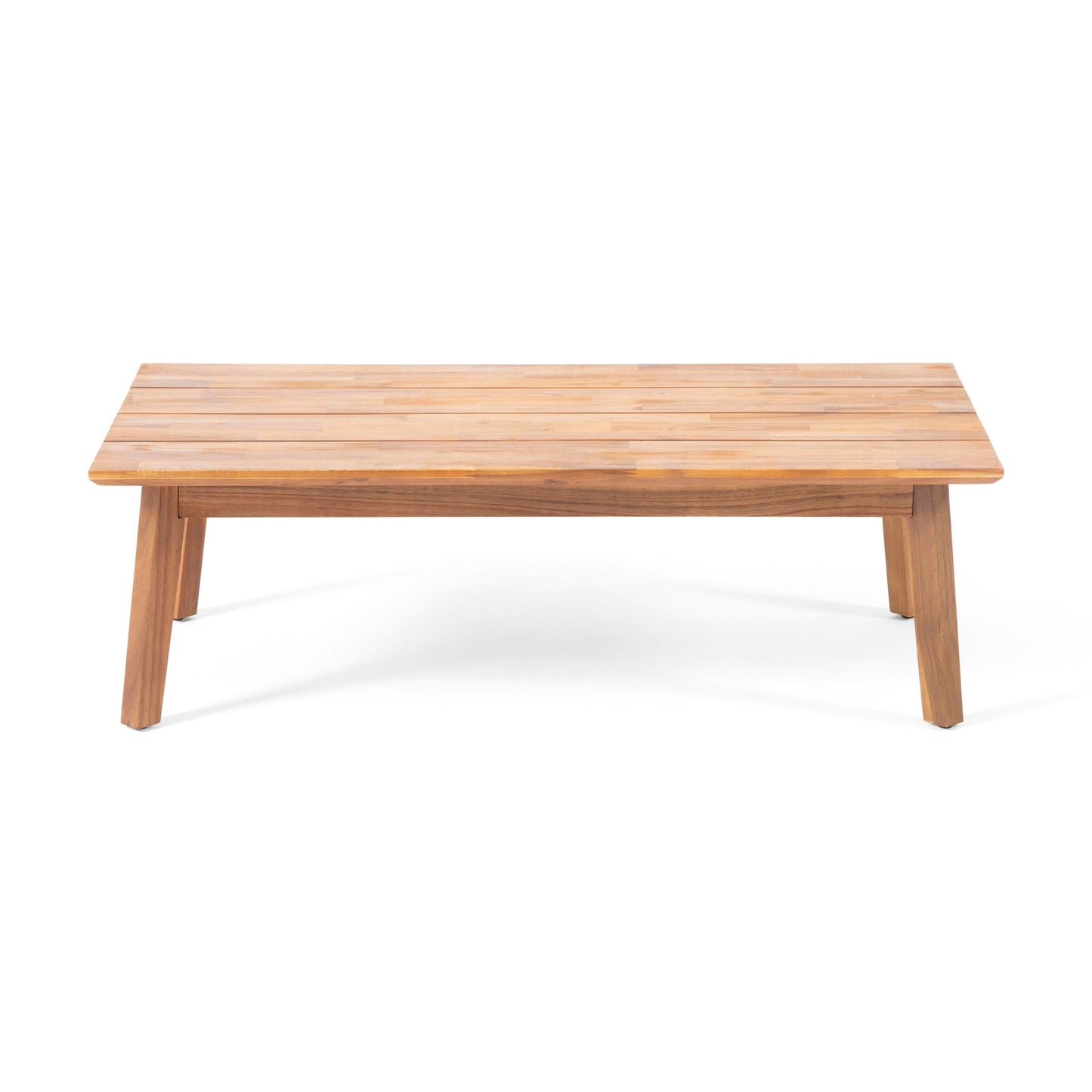 Set di divani a due posti in legno di acacia Brooklyn Outdoor con tavolino da caffè di Christopher Knight Home