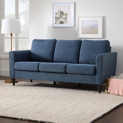 Divano imbottito con braccioli curvi Brookside Clara 73