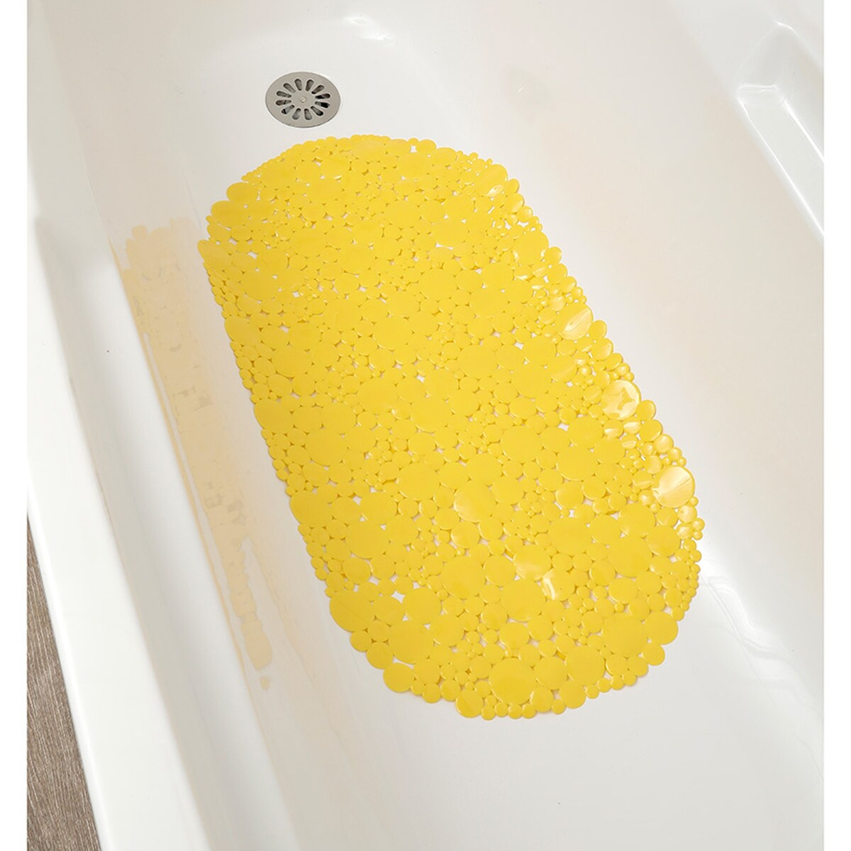 Tappetino antiscivolo ovale per vasca da bagno Bubbles 28 L x 15 W