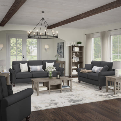 Divano grande da soggiorno a 3 posti Coventry 85W di Bush Furniture