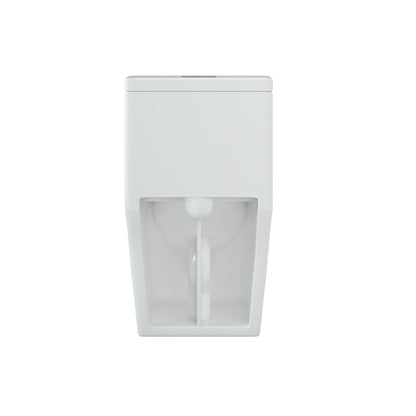 WC monoblocco compatto piccolo CB HOME da 24'', WC corto moderno con doppio scarico e sifone, sedile a chiusura ammortizzata, altezza comfort di 16,5''