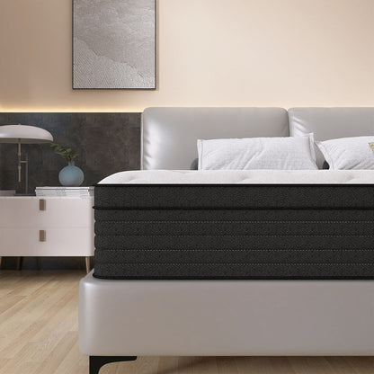 Materasso ibrido matrimoniale CHEVNI 14 Pillow Top Medium Pocket Spring