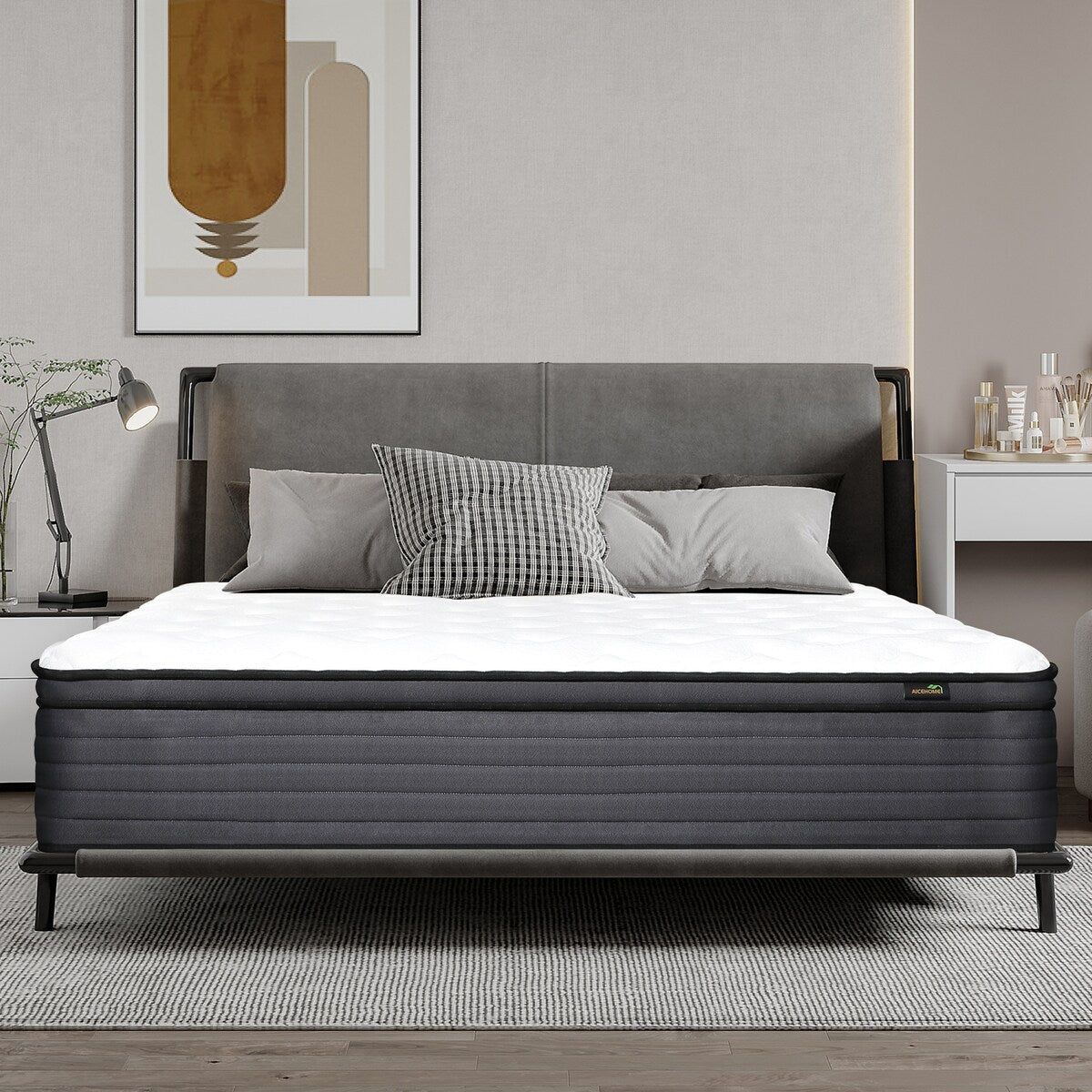Materasso ibrido matrimoniale CHEVNI 14 Pillow Top Medium Pocket Spring