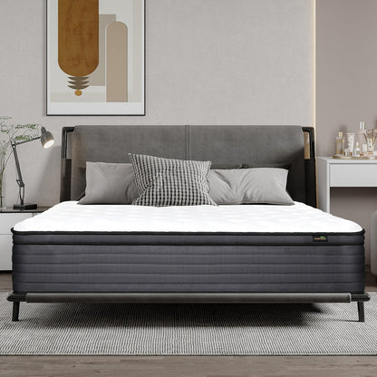Materasso ibrido matrimoniale CHEVNI 14 Pillow Top Medium Pocket Spring