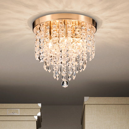 Lampadario da soffitto in cristallo a filo CO-Z 11 a 5 luci