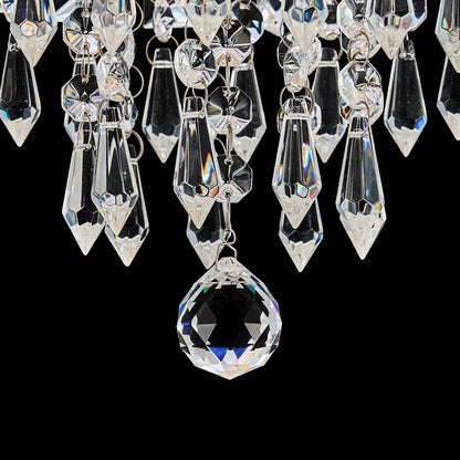 Lampadario da soffitto in cristallo a filo CO-Z 11 a 5 luci