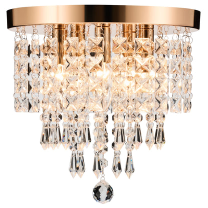 Lampadario da soffitto in cristallo a filo CO-Z 11 a 5 luci