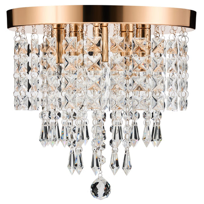 Lampadario da soffitto in cristallo a filo CO-Z 11 a 5 luci