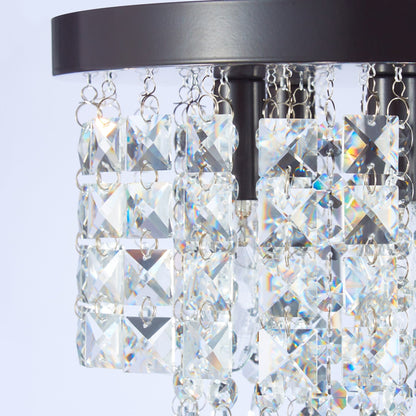 Lampadario da soffitto in cristallo a filo CO-Z 11 a 5 luci