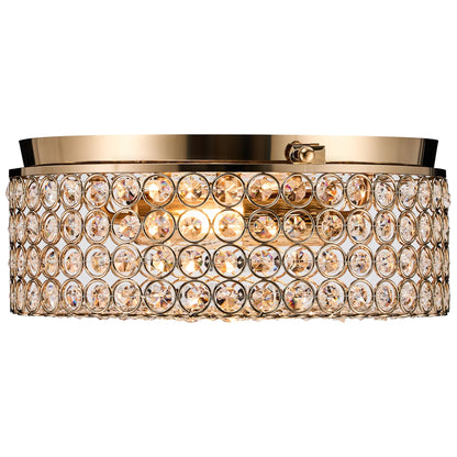 Lampada da soffitto moderna a 2 luci in cristallo rotondo CO-Z