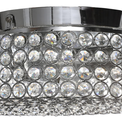 Lampada da soffitto moderna a 2 luci in cristallo rotondo CO-Z