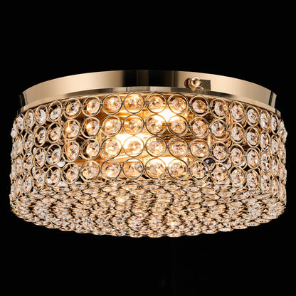 Lampada da soffitto moderna a 2 luci in cristallo rotondo CO-Z