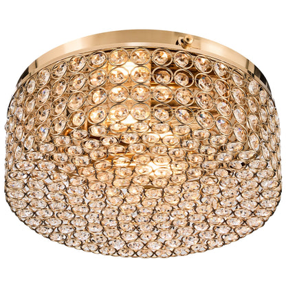 Lampada da soffitto moderna a 2 luci in cristallo rotondo CO-Z