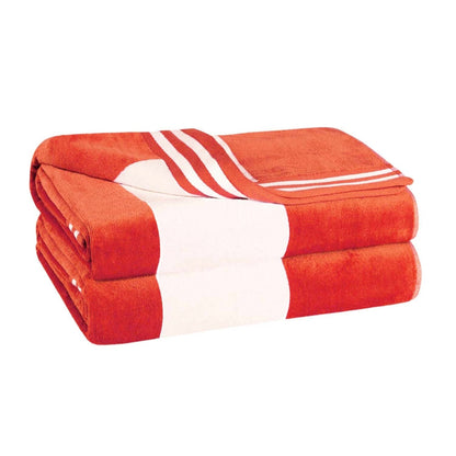 Set di 2 asciugamani da spiaggia oversize in cotone a righe Cabana di Superior