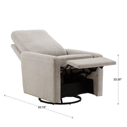 Poltrona reclinabile girevole con schienale a spinta Cadeau di iNSPIRE Q Modern