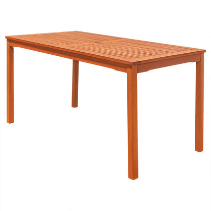Set da pranzo impilabile in legno Caladesi