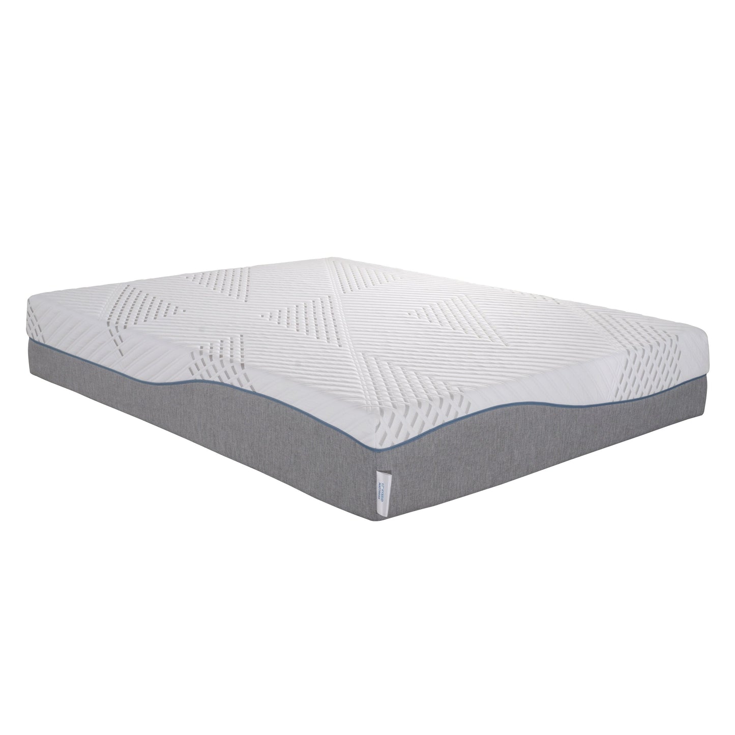 Materasso ibrido California King Size Hopewell 12 Medium Cooling Gel Memory Edge Support con molle insacchettate e fodera rimovibile