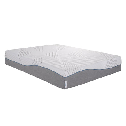 Materasso ibrido California King Size Hopewell 12 Medium Cooling Gel Memory Edge Support con molle insacchettate e fodera rimovibile