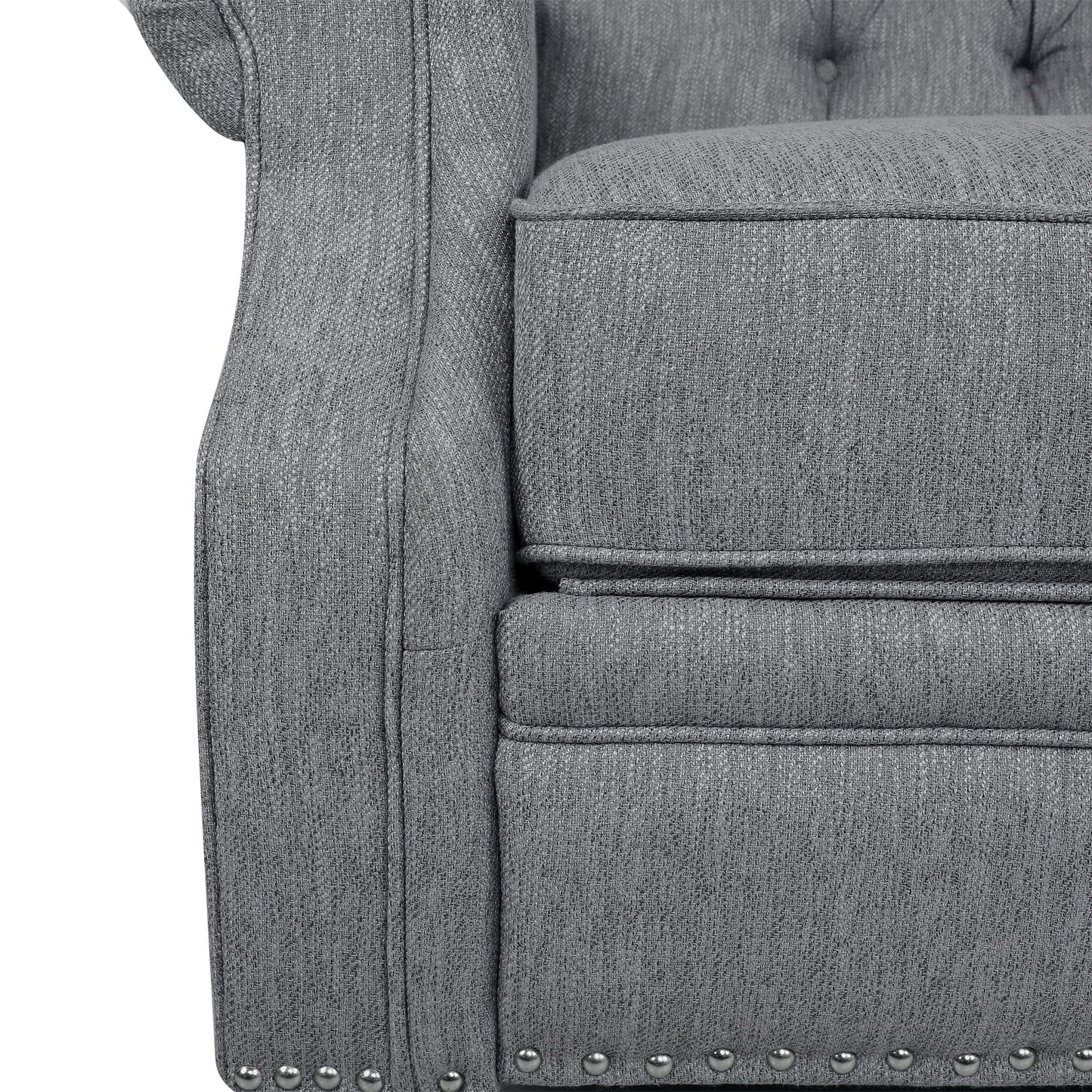 Poltrona reclinabile imbottita contemporanea Callade di Christopher Knight Home