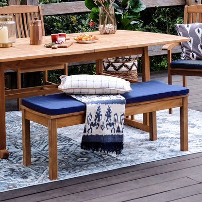 Set da pranzo estensibile da esterno Cambridge Casual Caterina in teak, 6 pezzi
