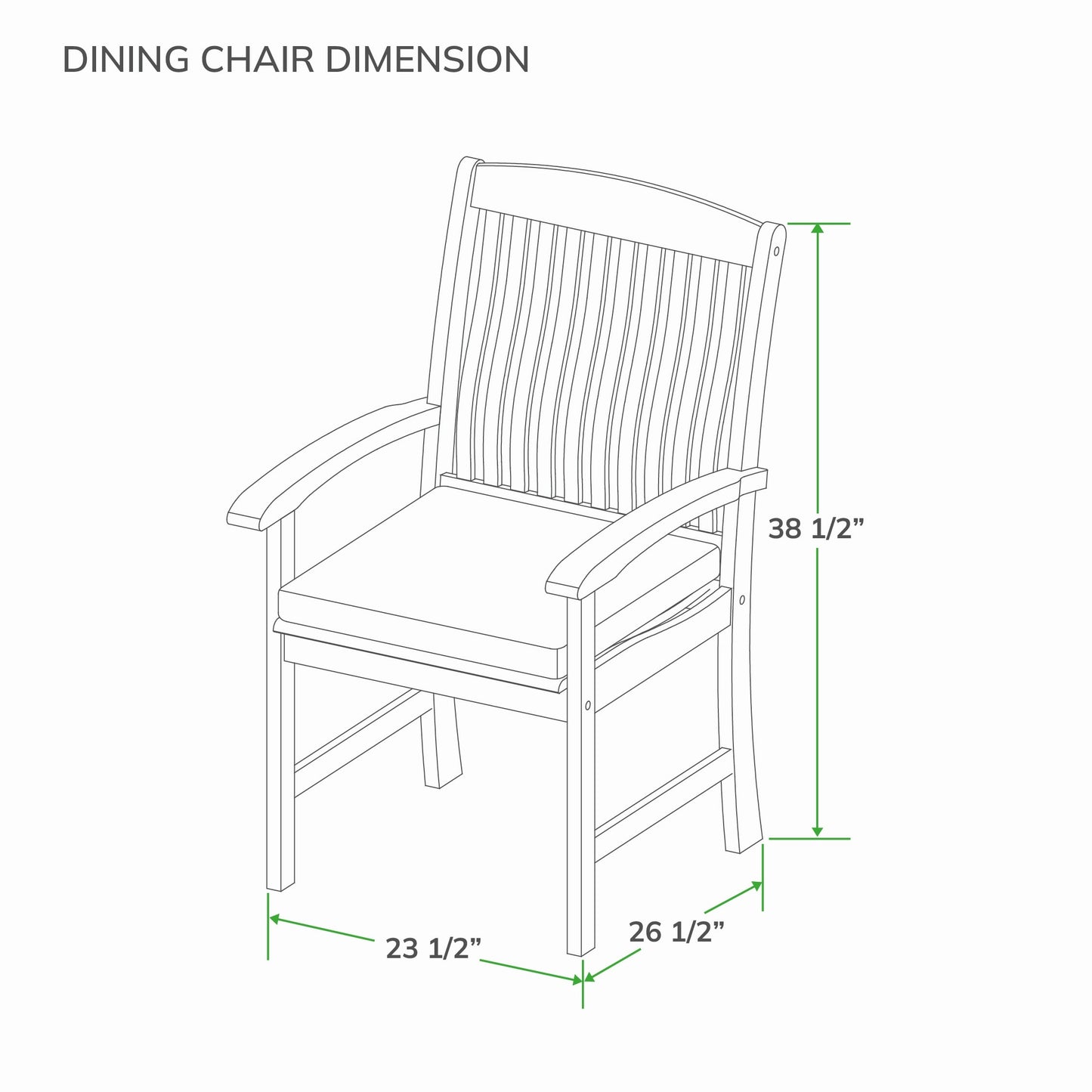 Set da pranzo estensibile da esterno Cambridge Casual Caterina in teak, 6 pezzi