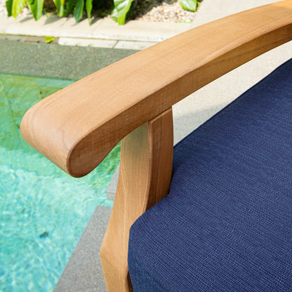 Set da giardino Cambridge Casual Leon in teak da 3 pezzi con cuscini