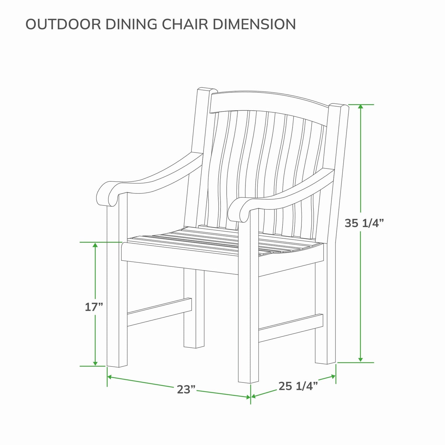 Set da pranzo per esterni Cambridge Casual Leon in teak da 5 pezzi