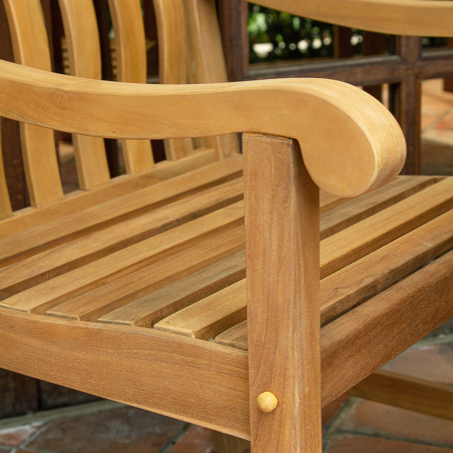 Set da pranzo per esterni Cambridge Casual Leon in teak da 5 pezzi
