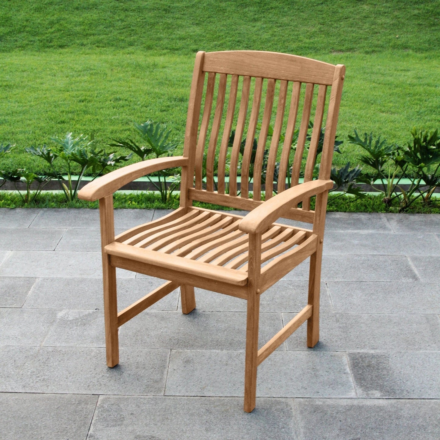Set da pranzo estensibile per patio Cambridge Casual Leon in teak da 6 pezzi