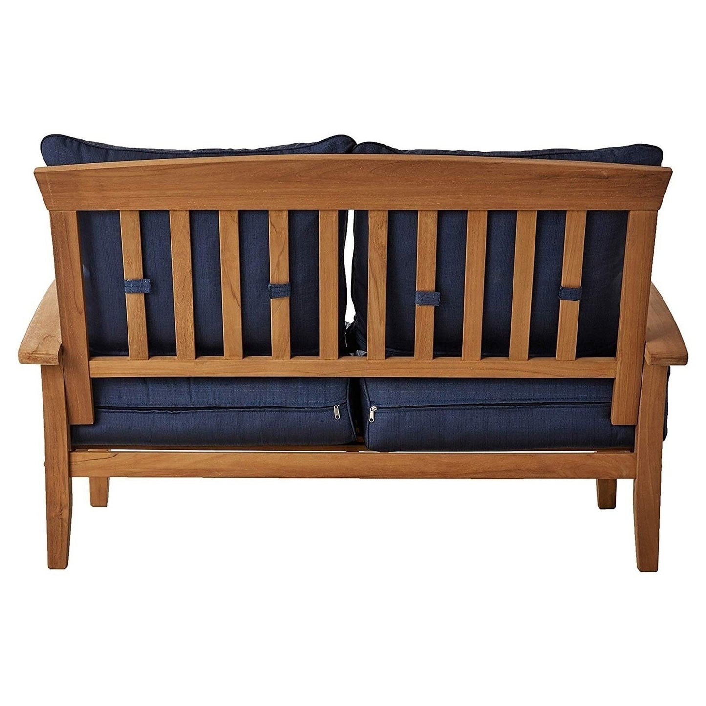 Set da conversazione per patio in teak Cambridge Casual Leon da 7 pezzi