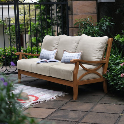 Set da conversazione per esterni Cambridge Casual Lowell in legno di teak da 5 pezzi