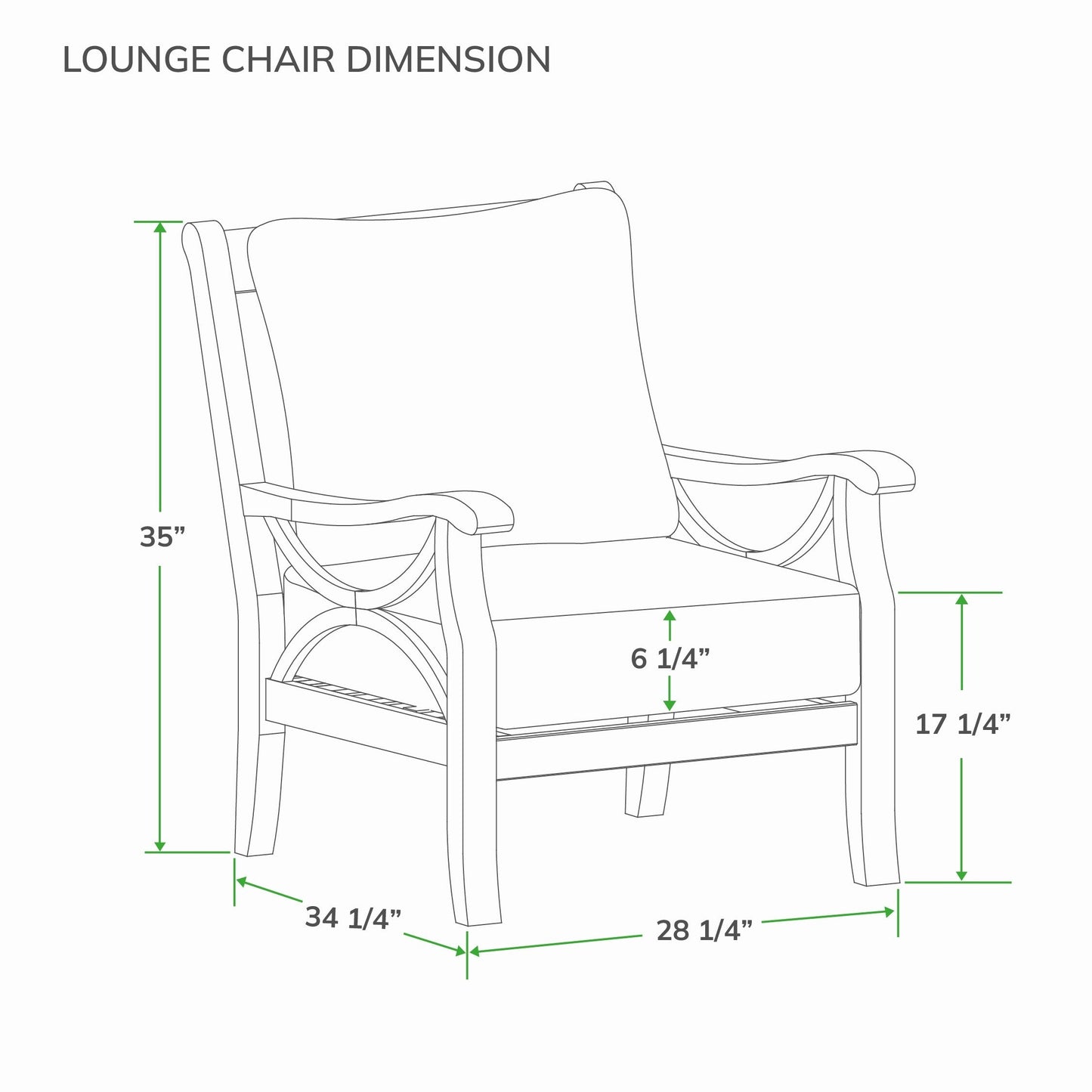 Set da conversazione per esterni Cambridge Casual Lowell in legno di teak da 5 pezzi