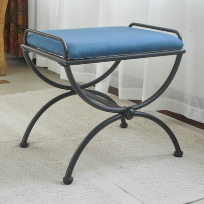 Sgabello da toeletta Cambridge Iron con cuscino