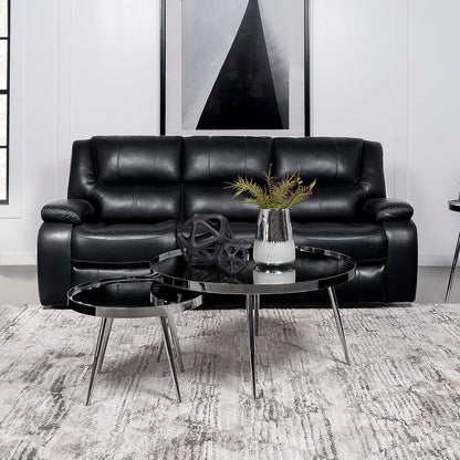 Divano reclinabile con rivestimento in similpelle Camila Transitional