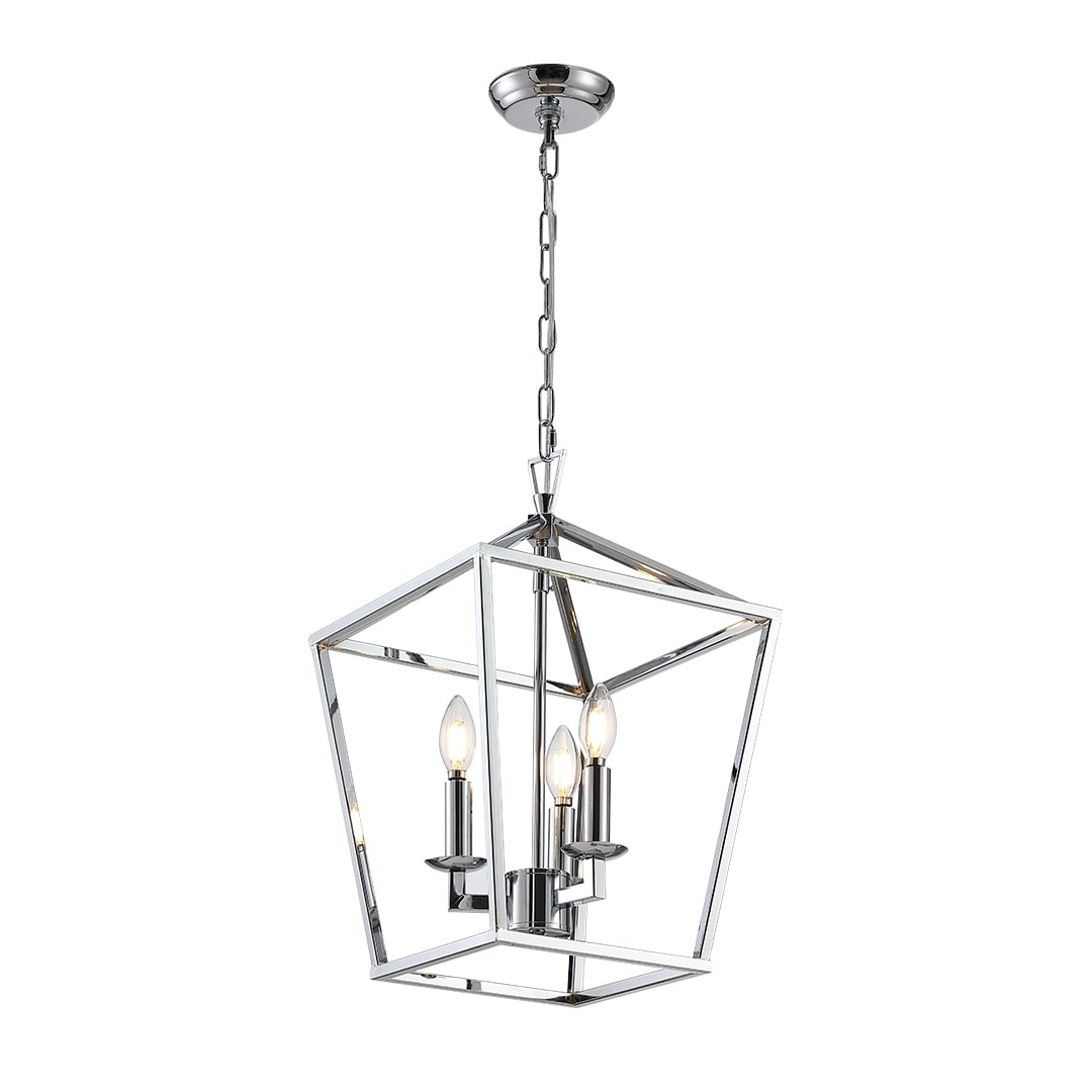 Lampadario a gabbia aperta con lanterna a forma di candela, per scale o isola della cucina - N/D