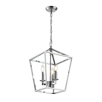 Lampadario a gabbia aperta con lanterna a forma di candela, per scale o isola della cucina - N/D