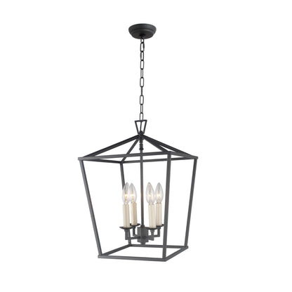 Lampadario a gabbia aperta con lanterna a forma di candela, per scale o isola della cucina - N/D